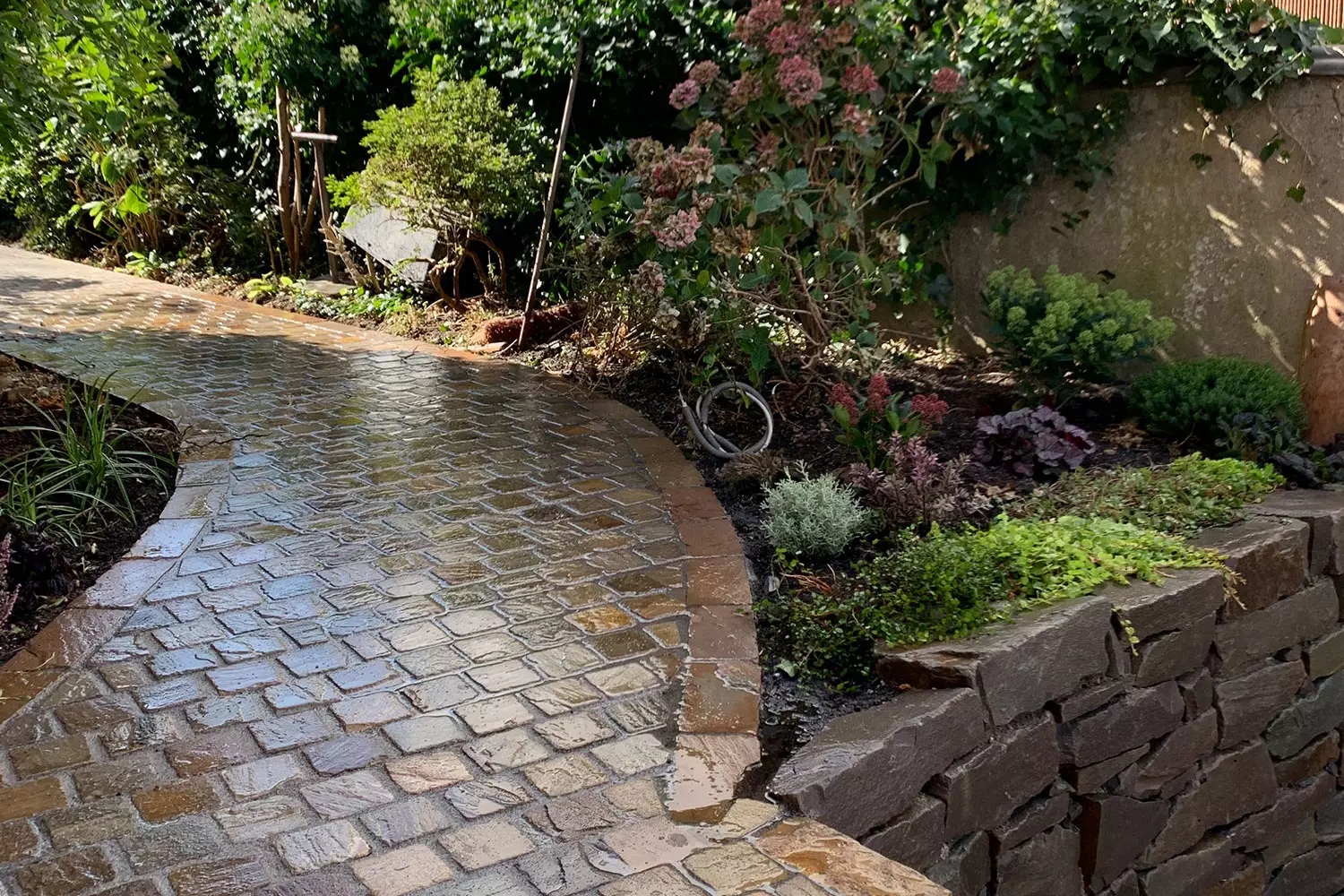 Produkte Außenbereich Pflastersteine Beispiele