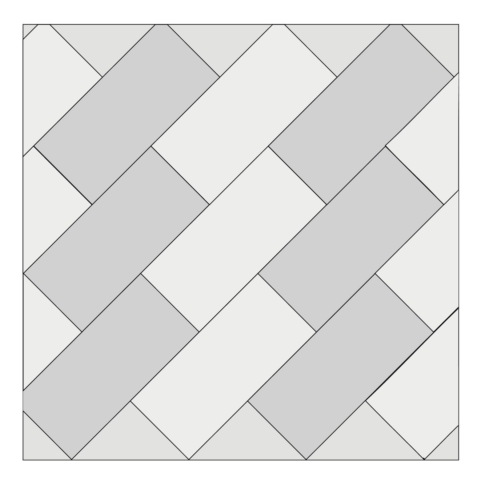 Rechteckverband Diagonal