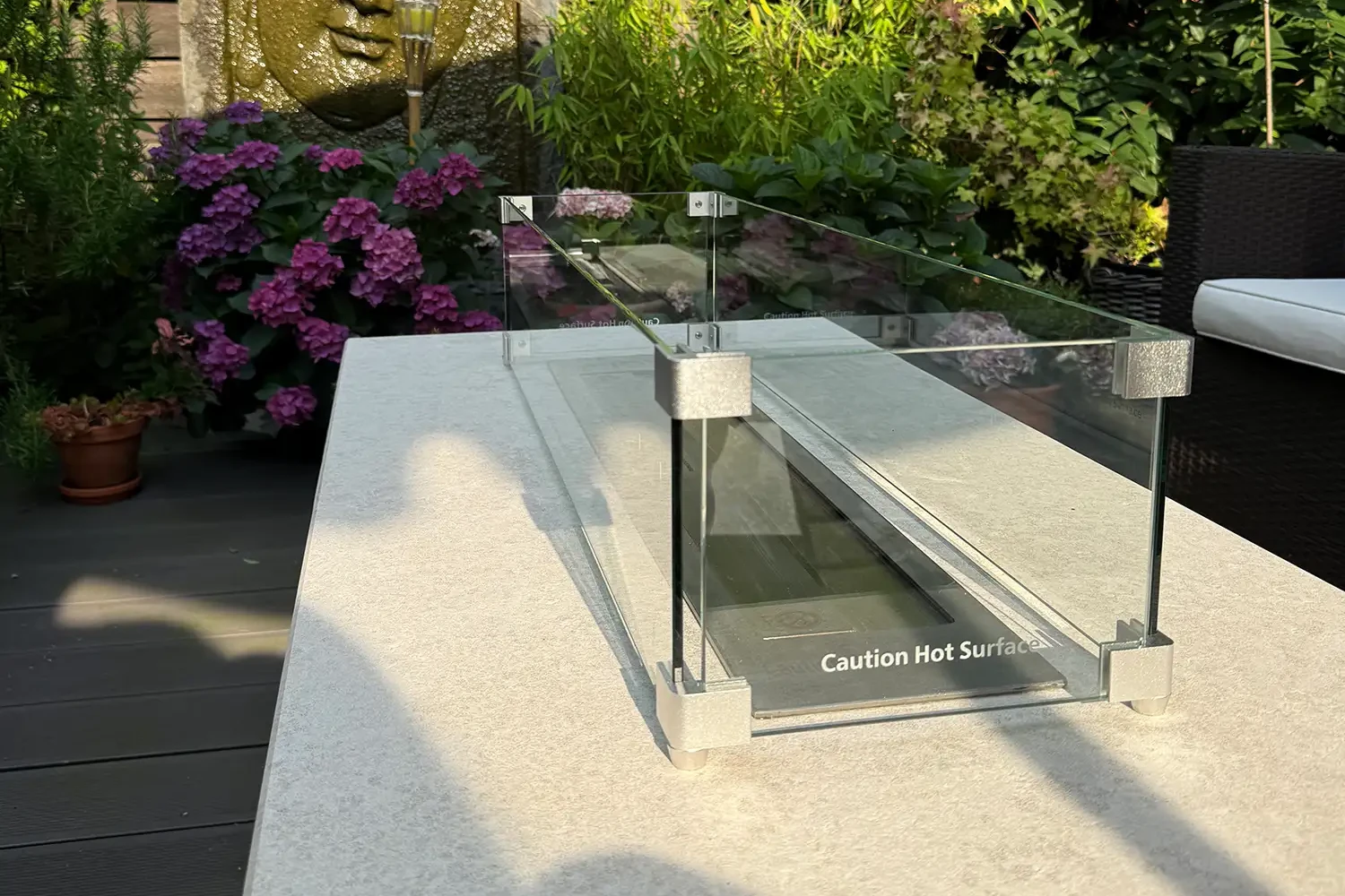 Produkte Außenbereich Kamintisch Feuertisch Arkefire Naturstein Kanfanar